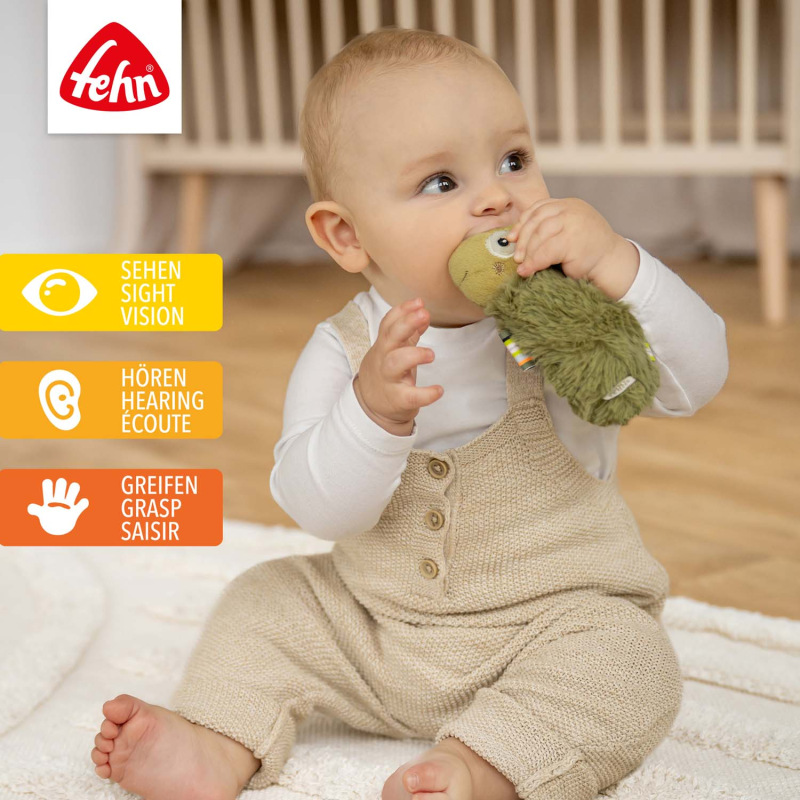 Ručná hrkálka chameleon, Crazy 1