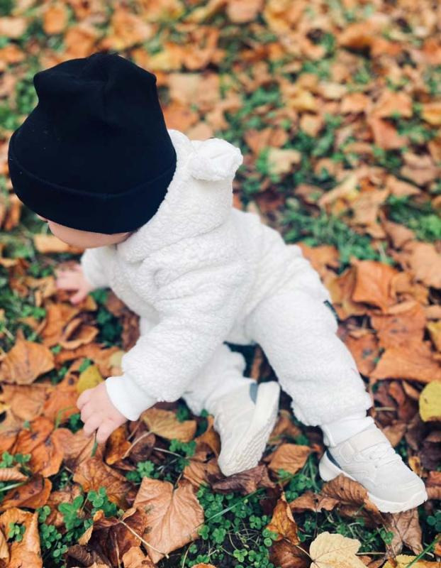 Bavlnená detská čiapka dvojvrstvová BySues - ČIERNA 4