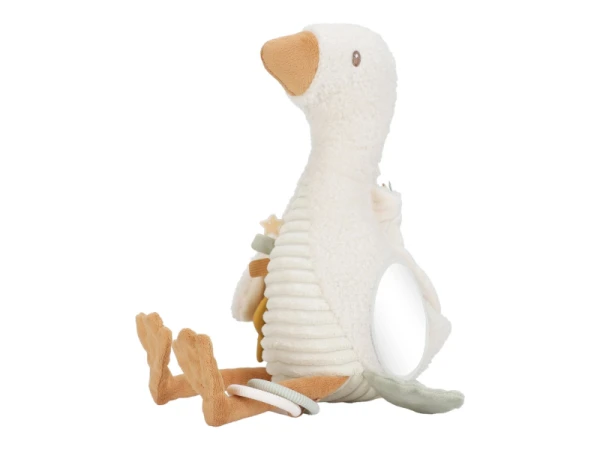 Hus plyšová s aktivitami Newborn Naturals 2