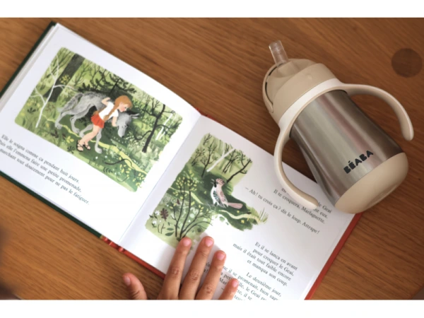 Hrnček termoizolačný so slamkou nerez 250ml Clay Earth 3