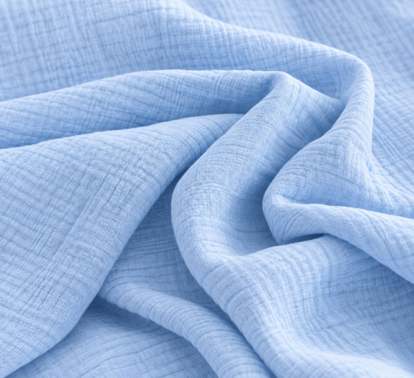 Vankúš na dojčenie mušelín - Baby Blue