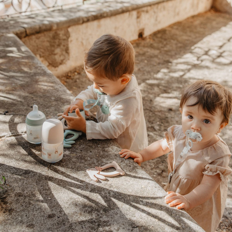 SUAVINEX | Fľaša sklo WONDERLAND NEW 120 ml fyziologická SX PRO +0 SF - zelený králik 1