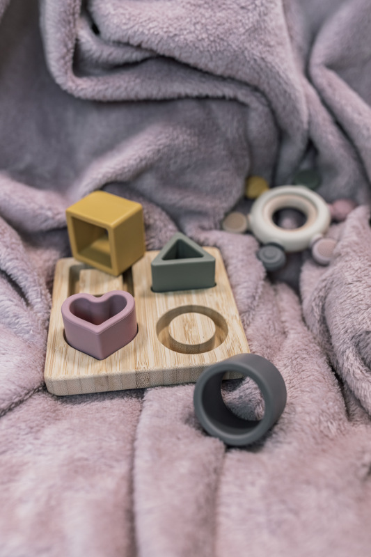 Silikónová bambusová skladačka, Multicolor 4