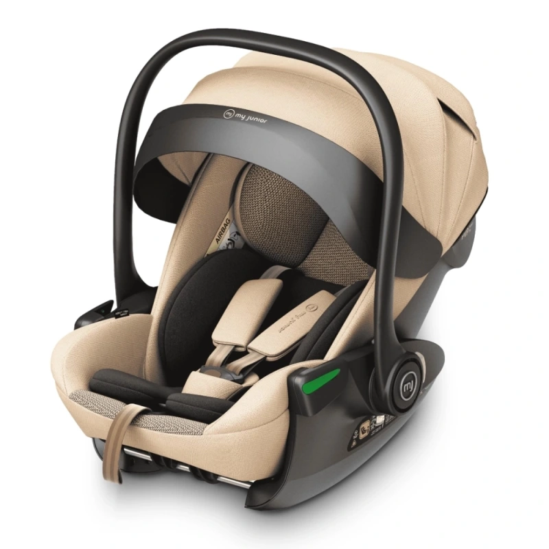 Autosedačka pre novorodenca i-Size my junior® AURAᵉʳᵍᵒ – Beige 2
