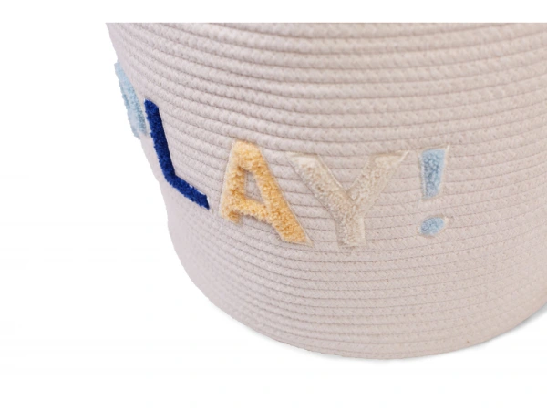 Kôš na hračky Kvetina Off White 35x35x35 cm 4