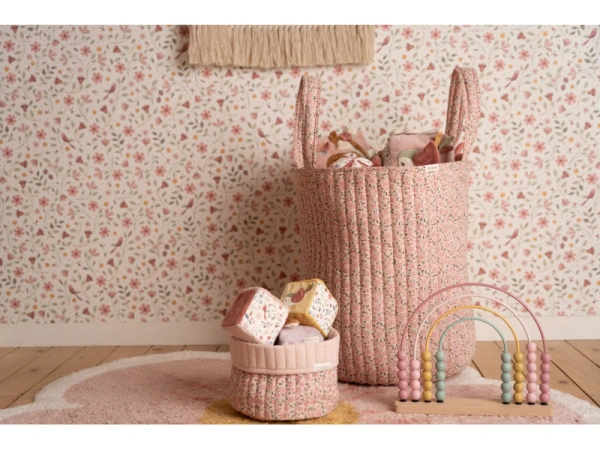 Košík textilný obojstranný extra veľký Fairy Floral 3