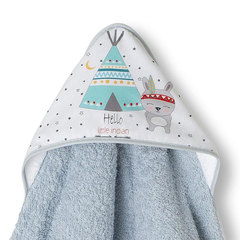 INTERBABY | Osuška froté TEEPEE - SIVÁ