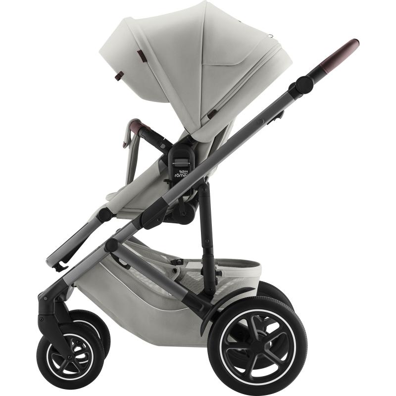 Set kočík Smile 5Z + hlboká korba + autosedačka Baby-Safe PRO + Vario Base 5Z Lux, Linen Grey 10