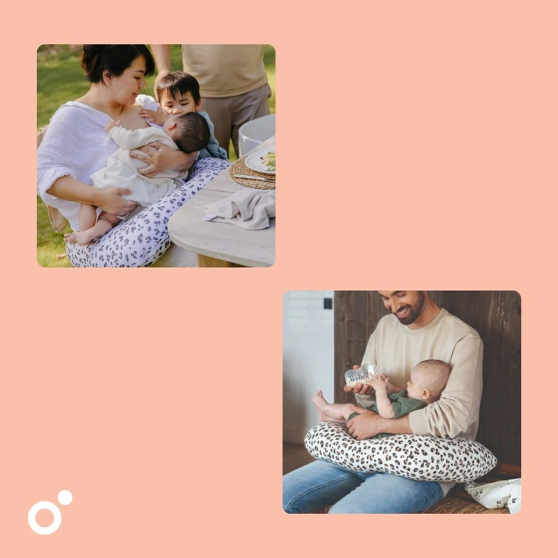 Doomoo Softy multifunkčný vankúš, LEOPARD CREAM 4