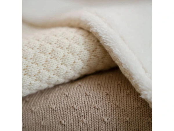 Deka pletená 70x100 cm Pure Soft White 3