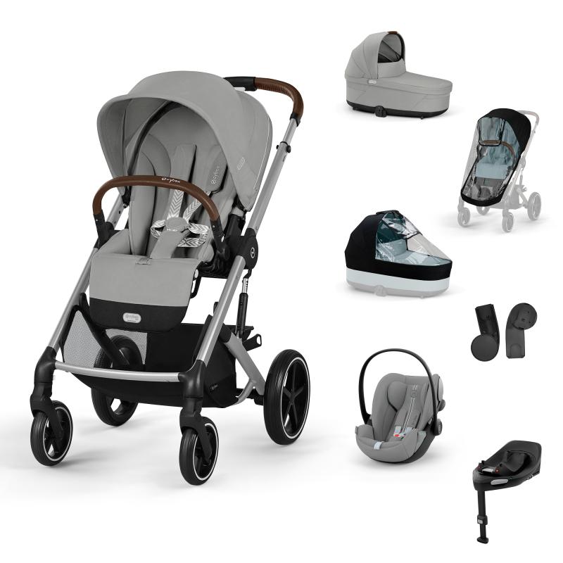 CYBEX BALIOS S Lux 2024 SET XL / FOG GREY + CLOUD G plus