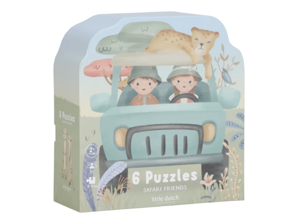 Puzzle 6v1 Safari Friends