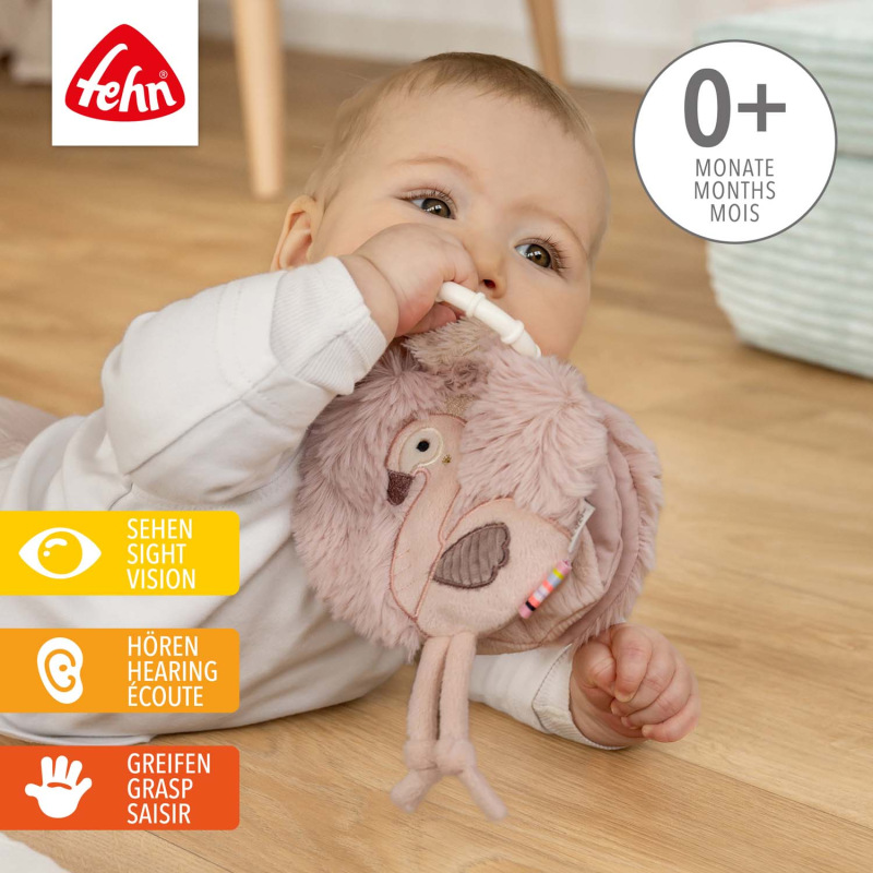 Plyšová knížka plameniak, Pink 1