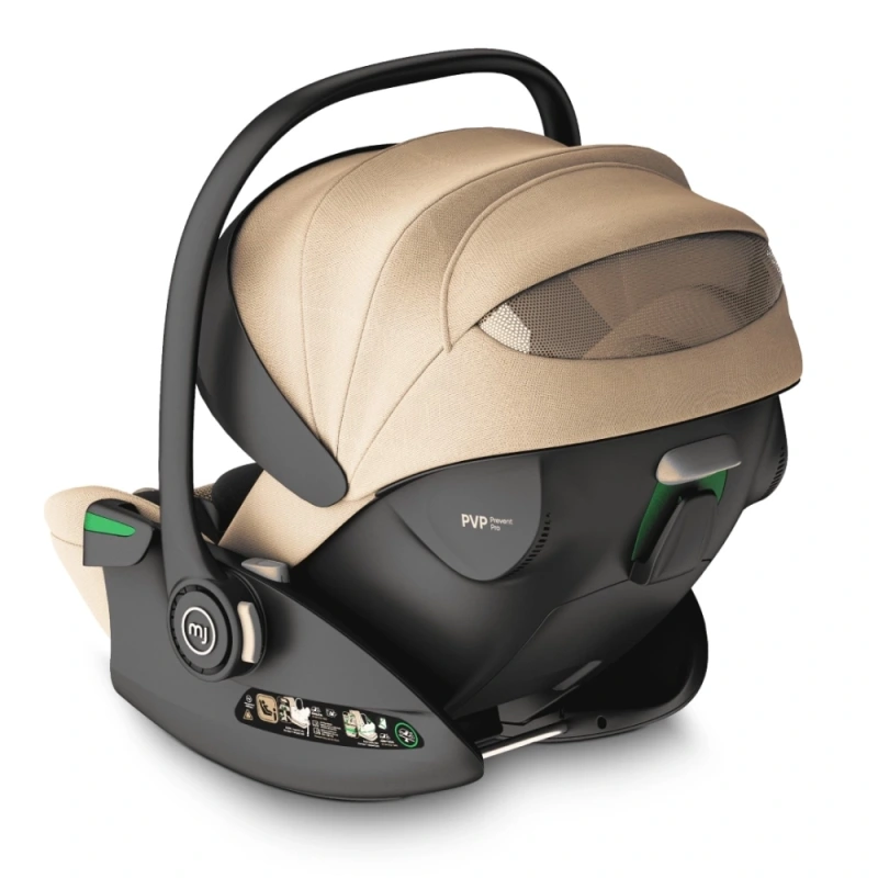 Autosedačka pre novorodenca i-Size my junior® AURAᵉʳᵍᵒ – Beige 5