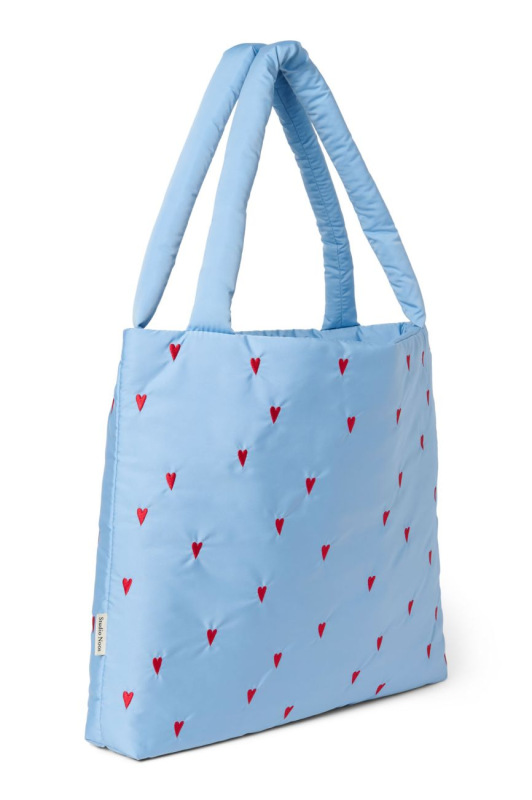 STUDIO NOOS - Puffy MOM BAG | Light Blue Hearts 2