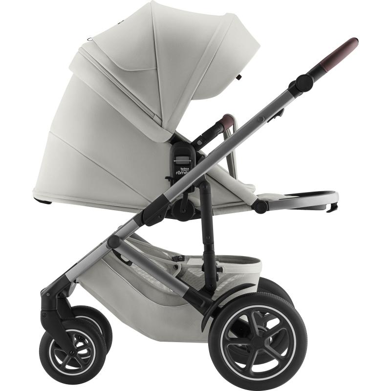 Set kočík Smile 5Z + hlboká korba + autosedačka Baby-Safe PRO + Vario Base 5Z Lux, Linen Grey 13