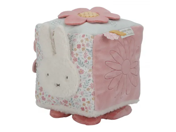 Kocka textilna králiček Miffy Lucky Blossom 1