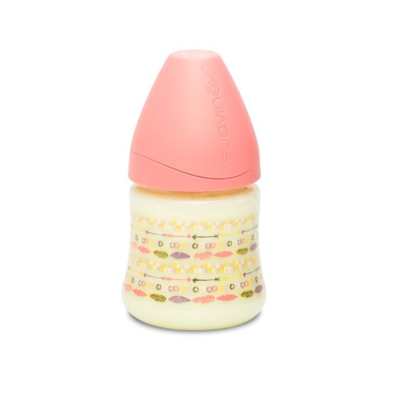 SUAVINEX | LÁHEV KULATÁ SAVIČKA latex 150ml - RUŽOVÝ INDIÁN 1