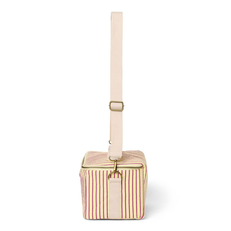 STUDIO NOOS - Poplin Coller bag - kabelka | Butter Yellow Striped 2
