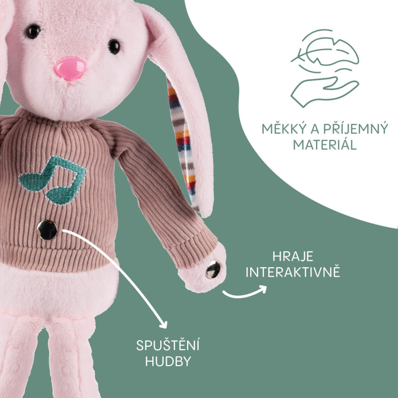 Plyšový interaktívny parťák, Rabbit 3
