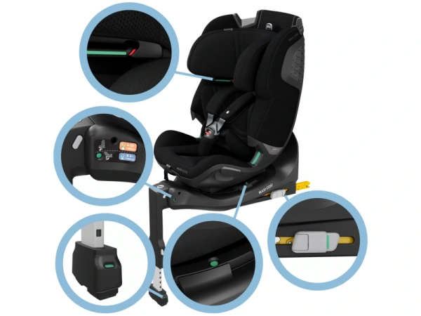 Emerald 360 Pro autosedačka Authentic Black 18