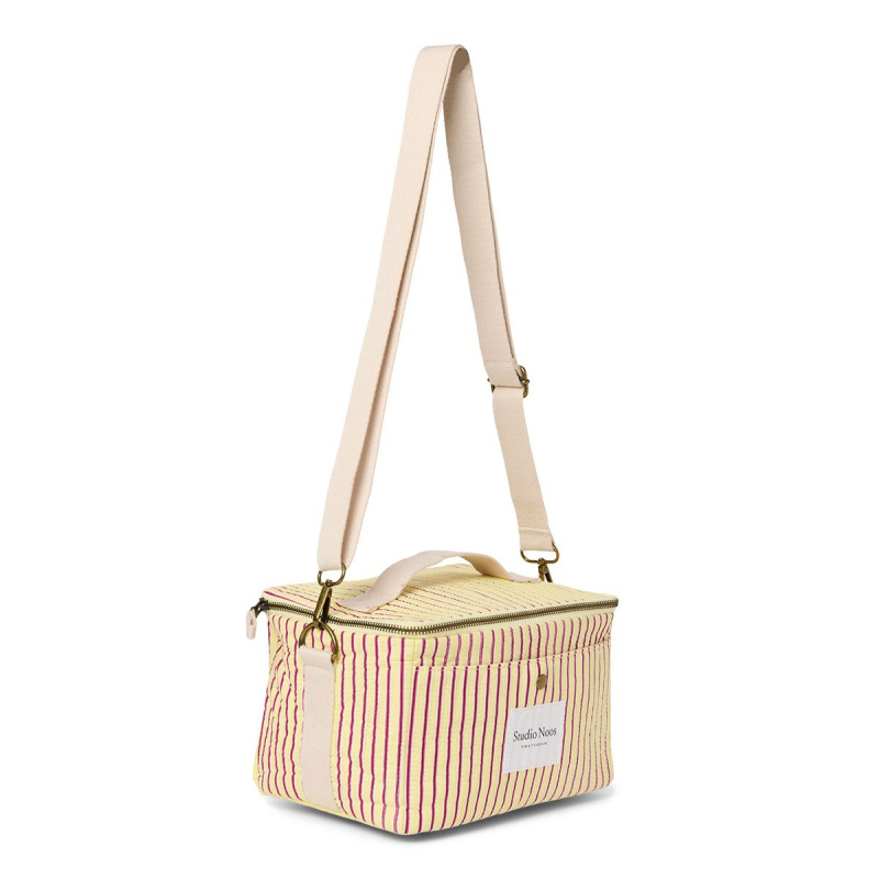 STUDIO NOOS - Poplin Coller bag - kabelka | Butter Yellow Striped 4