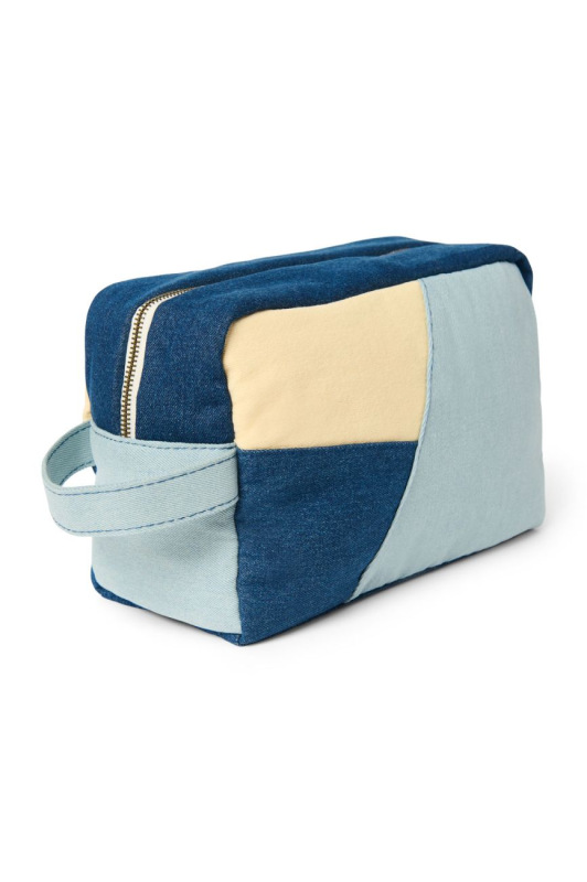 STUDIO NOOS - Patchwork Toiletry - toaletní taštička | Denim 1