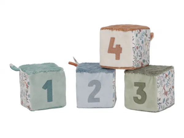 Kocky textilné 4 ks Forest Friends 1