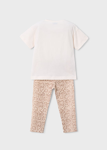 Mayoral súprava dlhé nohavice Beige 2