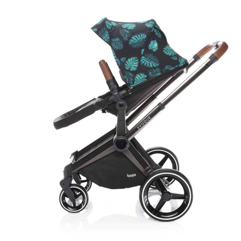 SET Podvozek Evoque + Farebný set ku kočárku Evoque, B/BR_Jungle 3
