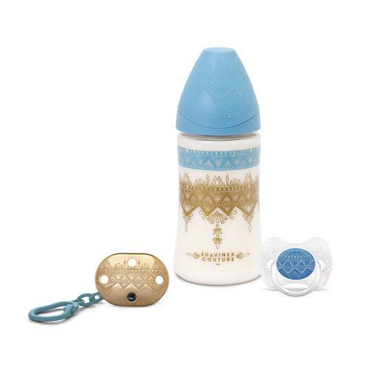 HC GOLD SET LÁHEV 270 ml + DUDLÍK 0-4m + KLIP 1
