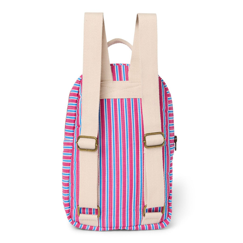 STUDIO NOOS - Poplin Mini BACKPACK - batůžek | Raspberry Striped 2
