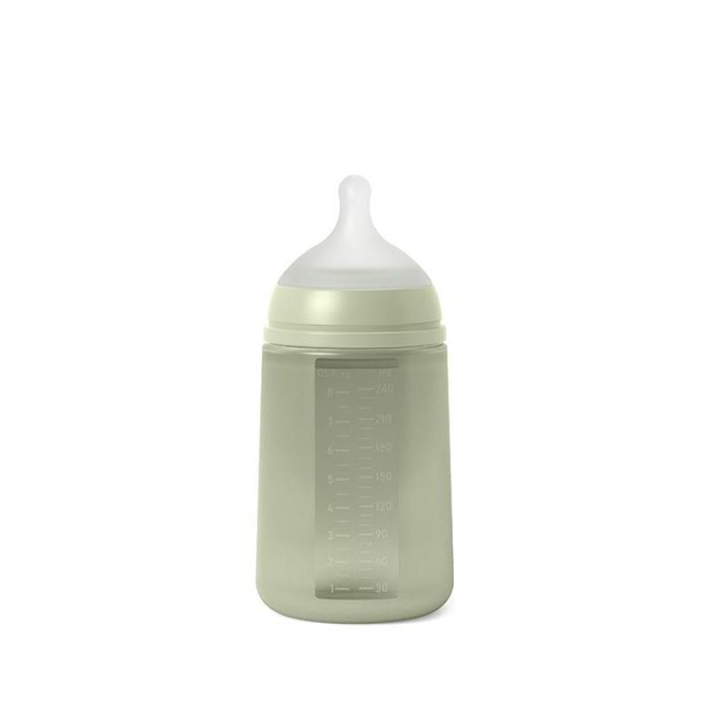 SUAVINEX | DOJČENSKÁ FĽAŠA 240 ml M COLOUR ESSENCE - zelená 1