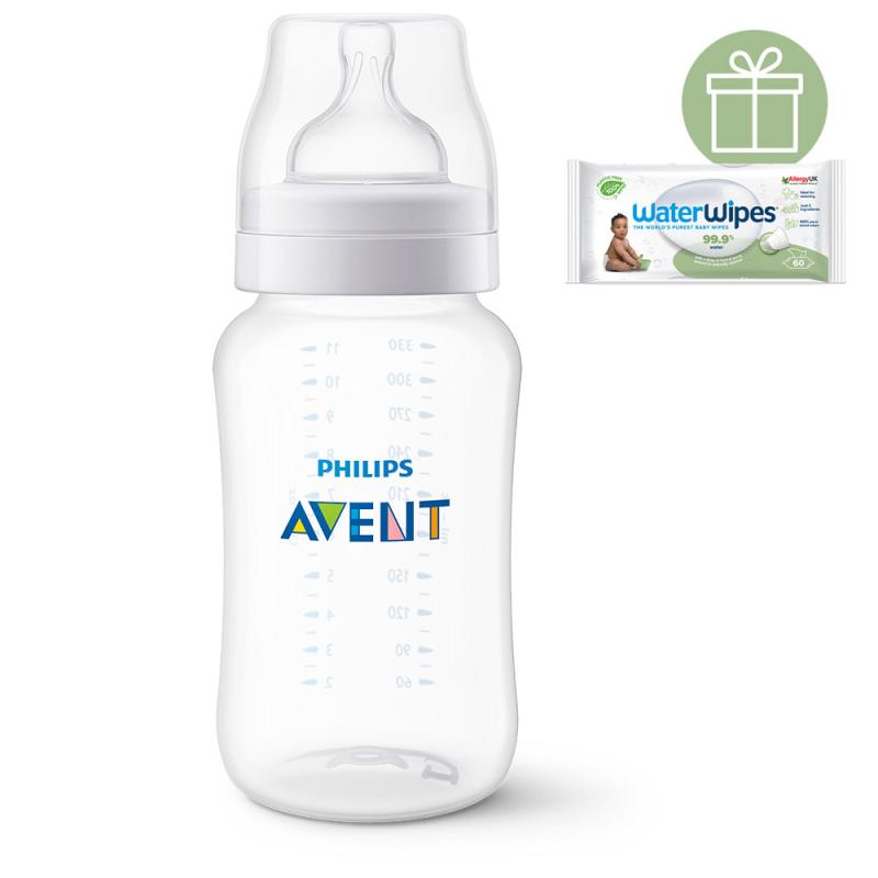 Philips AVENT Fľaša Anti-colic 330ml 3m++WW Soapberry 60ks