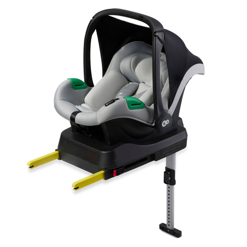 KINDERKRAFT Autosedačka Mink PRO i-Size 40-75 cm + základňa Grey