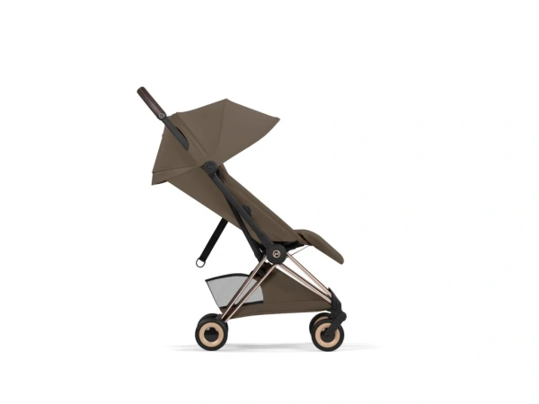 Cybex COYA Style 2026 rám RoseGold - Coconut Brown 1