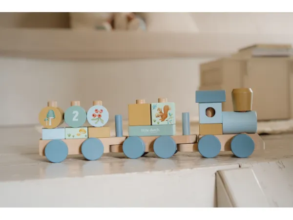 Vláčik drevený Forest Friends 4