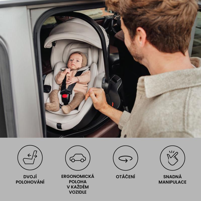 Autosedačka Baby-Safe Pro Vario Base 5Z Bundle Lux, Soft Taupe
