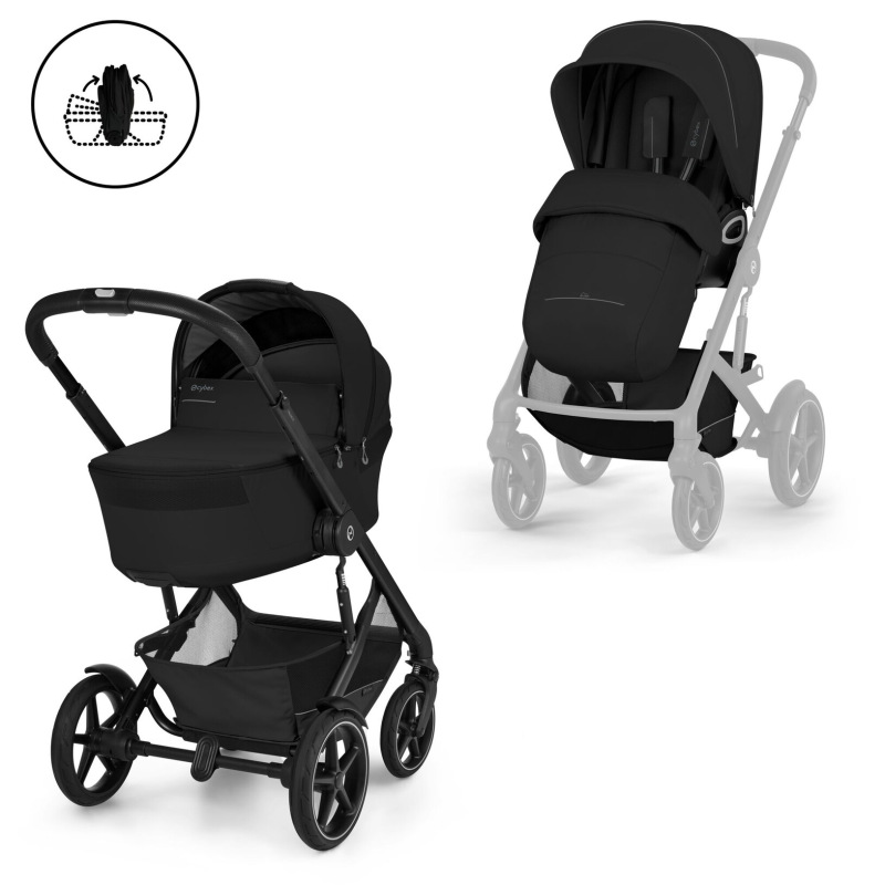 TALOS S LUX BLK 2026 + hlboká skladacia vanička - MOON BLACK