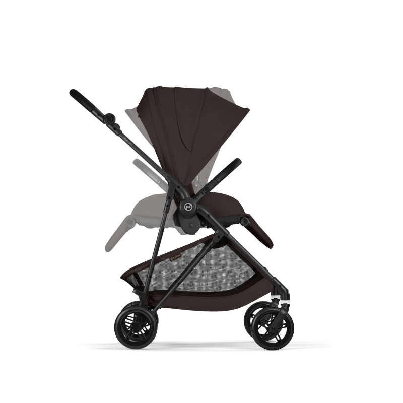 Cybex Melio Carbon 2026 - CHOCOLATE BROWN, ľahká bugina 3