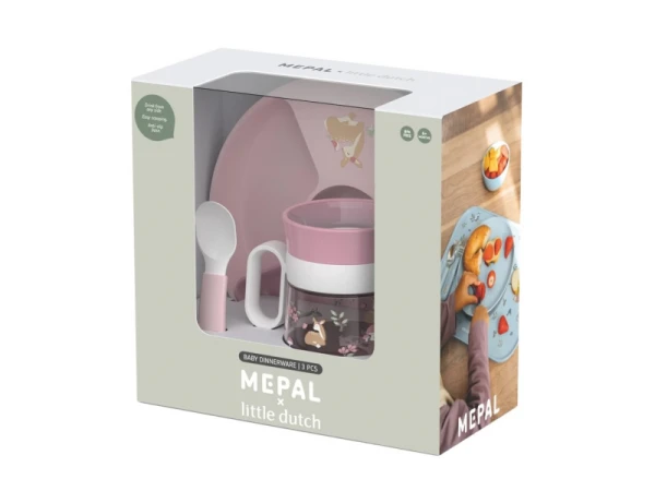 Detská jedálenská súprava 3-dielna Fairy Garden 1