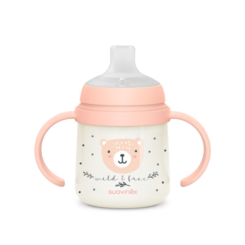 SUAVINEX | Prvá fľaša WILD & FREE 150 ml - ružová