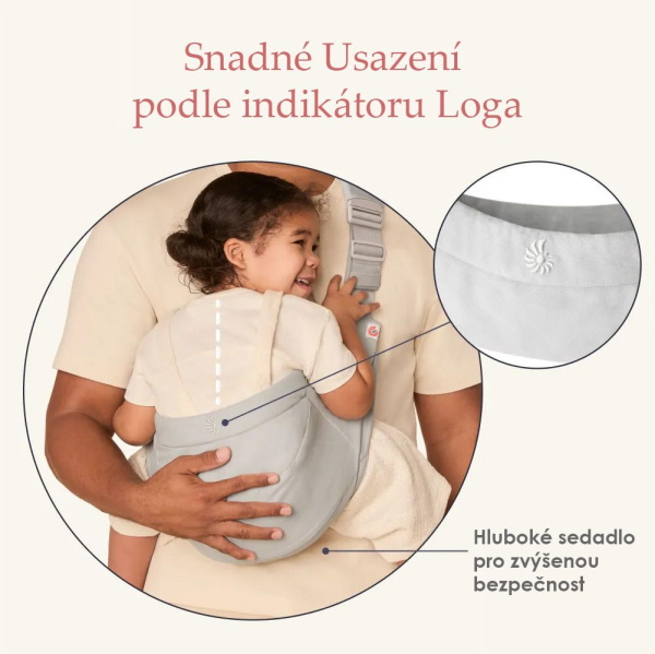 ERGOBABY | SLING - Upsie sling nosič - Pearl Grey 12