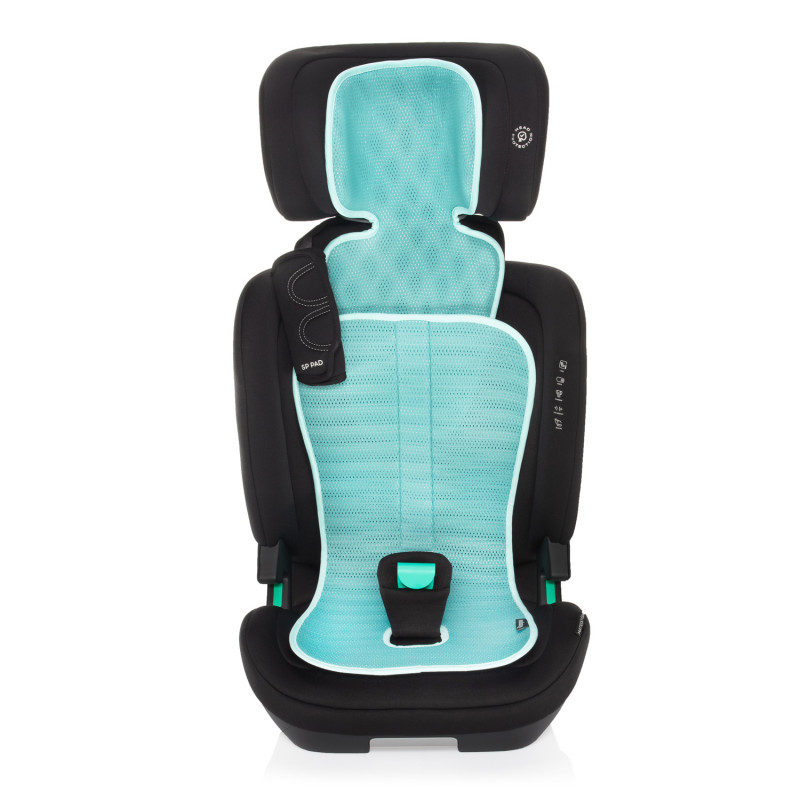 Priedušná podložka do autosedačky Breeze sk. 2/3, Aquatic Green 9