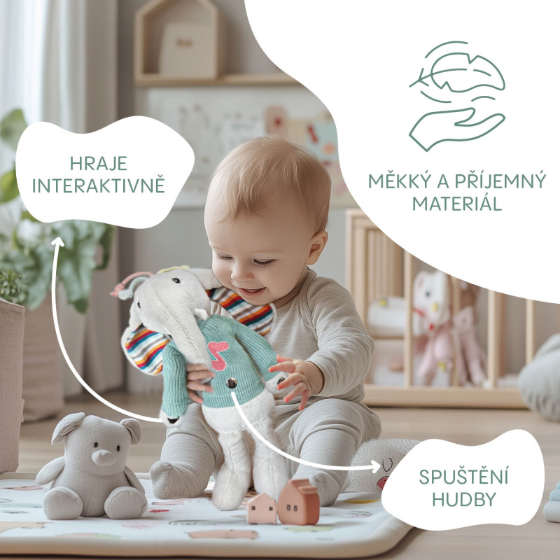 Plyšový interaktívny parťák, Rabbit 5