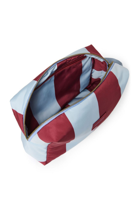 STUDIO NOOS - Bold Stripe Toiletry - toaletní taštička | Bordeaux/Light Blue 4