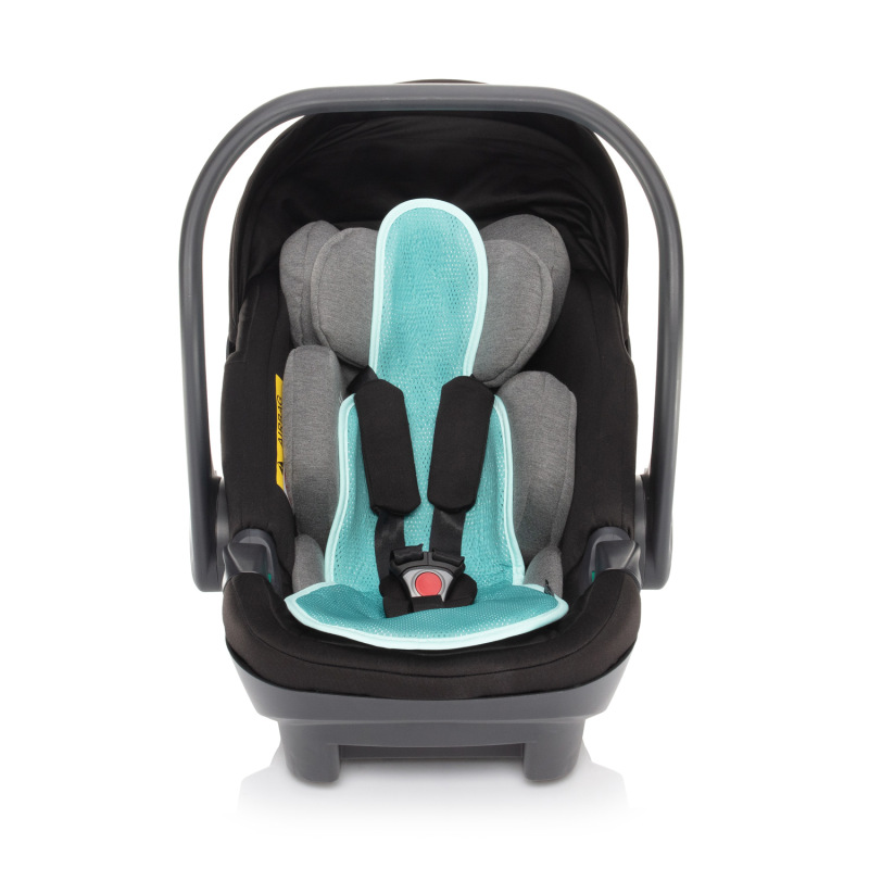 Priedušná podložka do autosedačky Breeze sk. 0+, Ice Grey 7