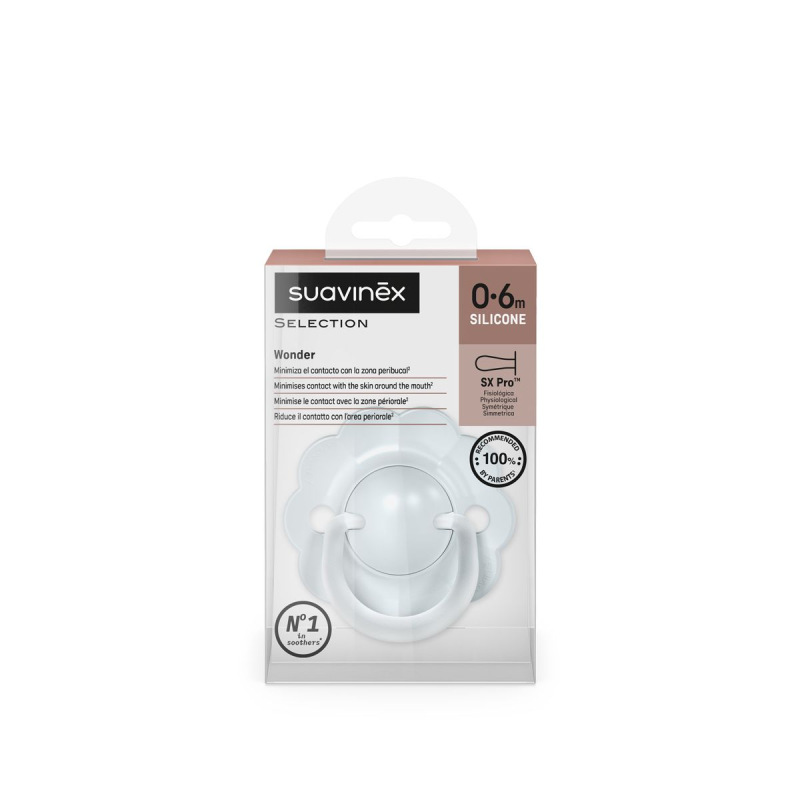 SUAVINEX | Cumlík SX PRO fyziologický WONDERLAND NEW 0/6M - modrý 4