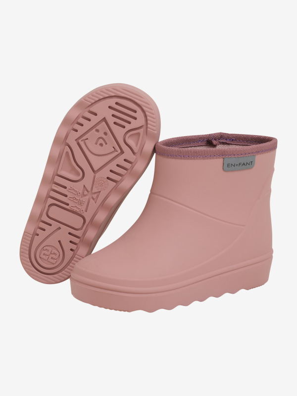 EN-FANT Detské gumáky krátke Old Rose 1