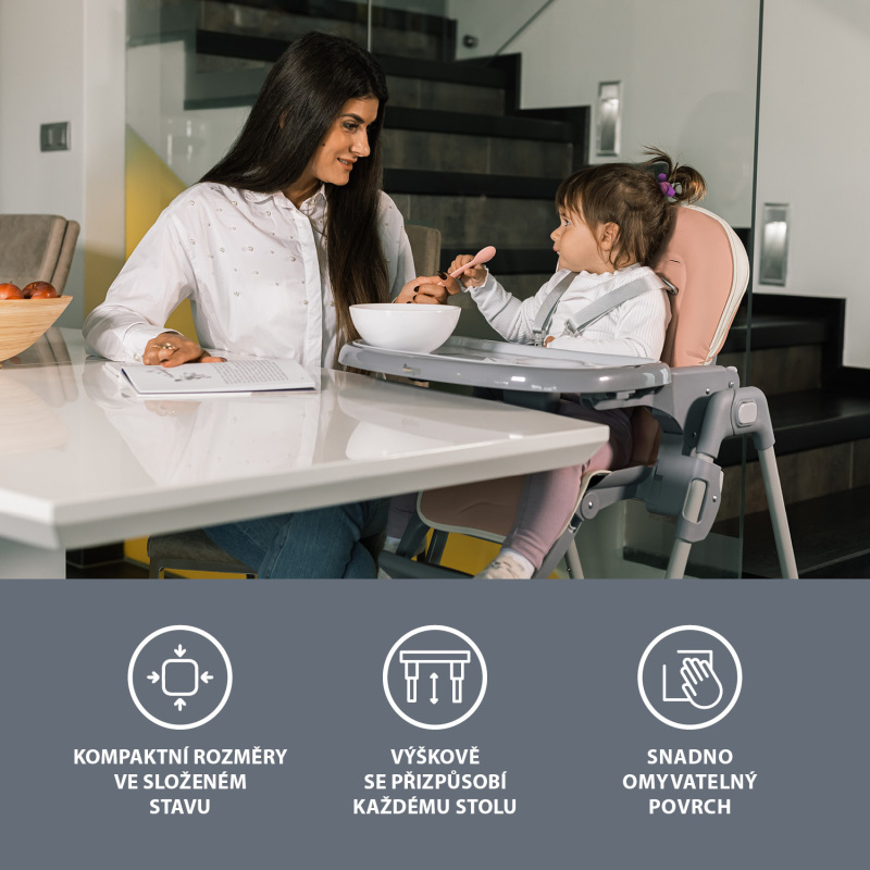 Detská stolička Pocket, Misty Green 1